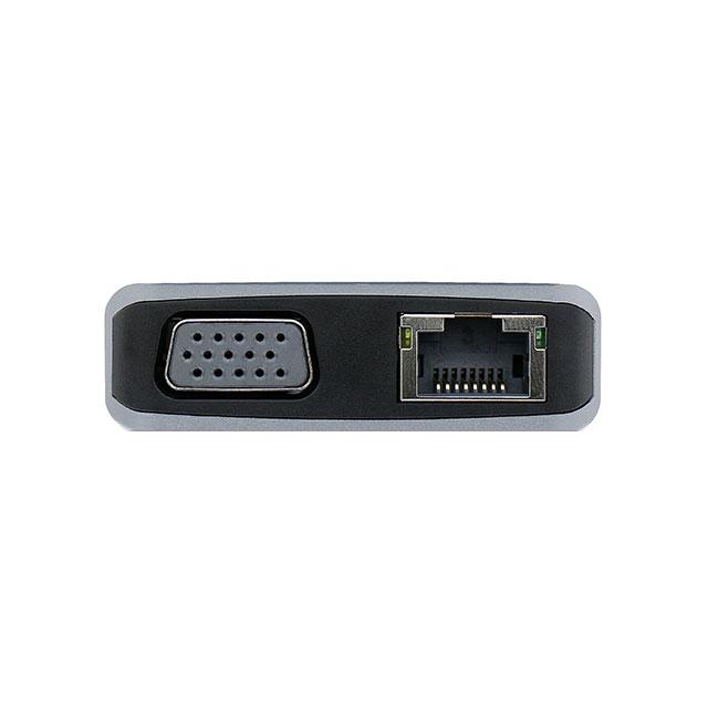 プリンストン Digizo 9in1 PD対応USB Type-Cドッキングステーション シルバー PD100W対応 UB-CDOC9 HDMI 4K VGA LAN USB 3.2 SD 新生活｜princetondirect｜04