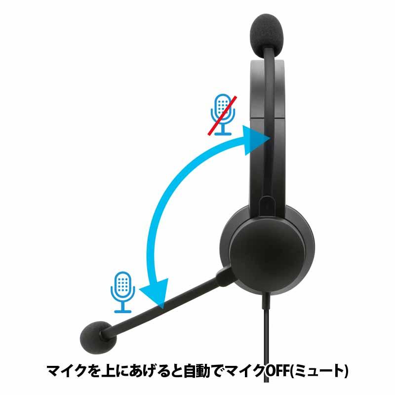 PRINCETON UniSerB ノイズキャンセルマイク機能搭載 USB ヘッド