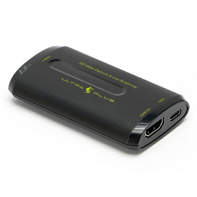【アウトレット】 UP-GHDAVL ULTRA PLUS 4K入力 HDMIスルー機能付き ビデオキャプチャー + ライブストリーミングユニット Win Mac Xsplit OBS Studio ULTRA PLUS（プリンストン） （在庫限り）ULTRA PLUS HDMIパススルー