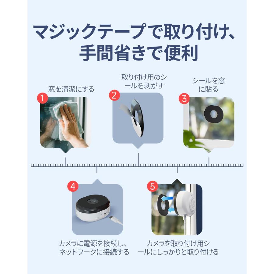 2026 最新改良 省スペース小型防犯カメラ 300 万画素無線 WiFi 人感