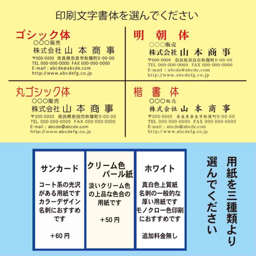 名刺印刷　名刺作成　オリジナルビジネスカード　M-121　30枚｜print-am｜02