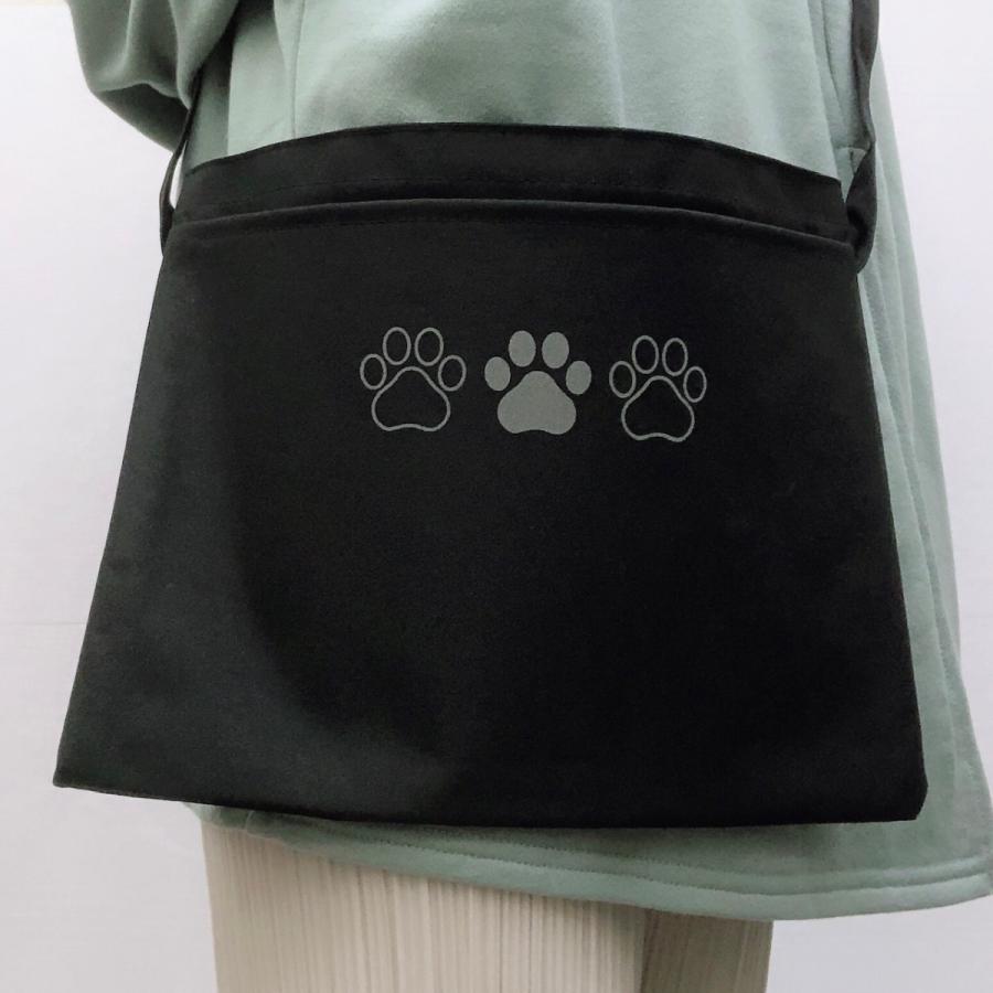 お散歩バッグ 犬 わんちゃん 反射 ショルダーバッグ フロントポケット サコッシュ 夜間交通安全 |  | 02