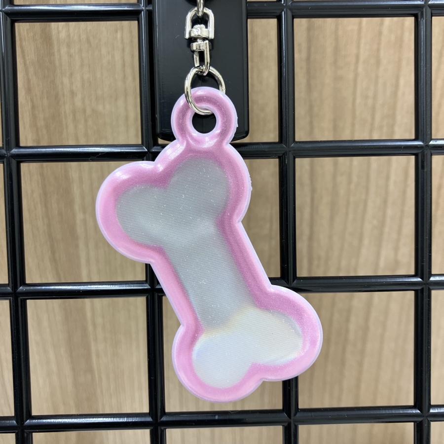 反射　キーホルダー　マスコット　わんちゃん　犬　骨　 |  | 02