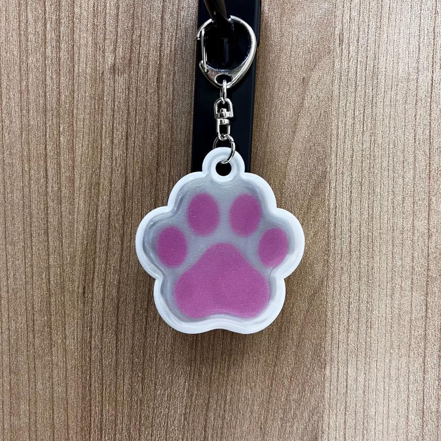 反射　キーホルダー　マスコット　わんちゃん　犬　肉球　 |  | 01