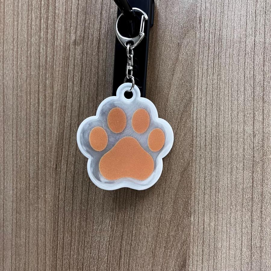 反射　キーホルダー　マスコット　わんちゃん　犬　肉球　 |  | 02