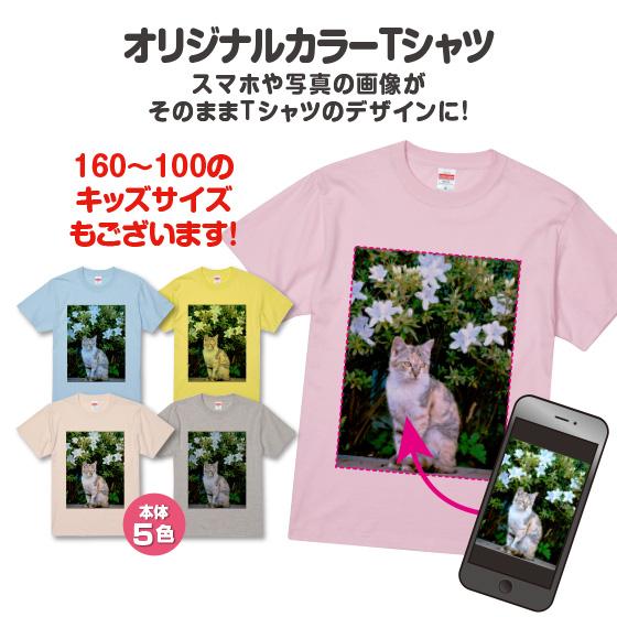 オリジナル カラー Tシャツ 作成 写真 自作 安い 好きな画像 プリント アプリ加工済ok 1枚から ギフト プレゼント 綿100 5 6oz Free 11 オリジナルプリントウェアのp Lab 通販 Yahoo ショッピング