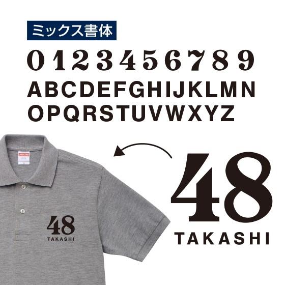 誕生日プレゼント 男性 女性 ポロシャツ 名前入り 作成 自作 年齢 コットン 6.0oz 送料無料 胸プリント01 | United Athle | 02