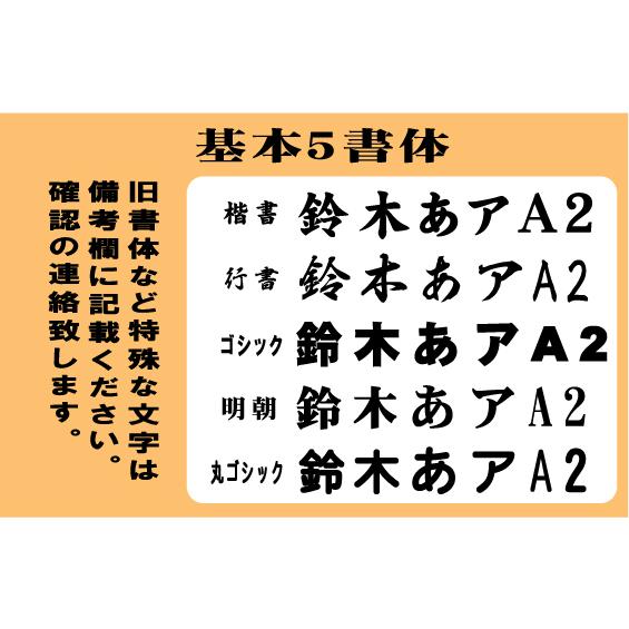 名前　ゼッケン　２枚組（一段）　W20ｃm×H15ｃm　｜print-rin｜03