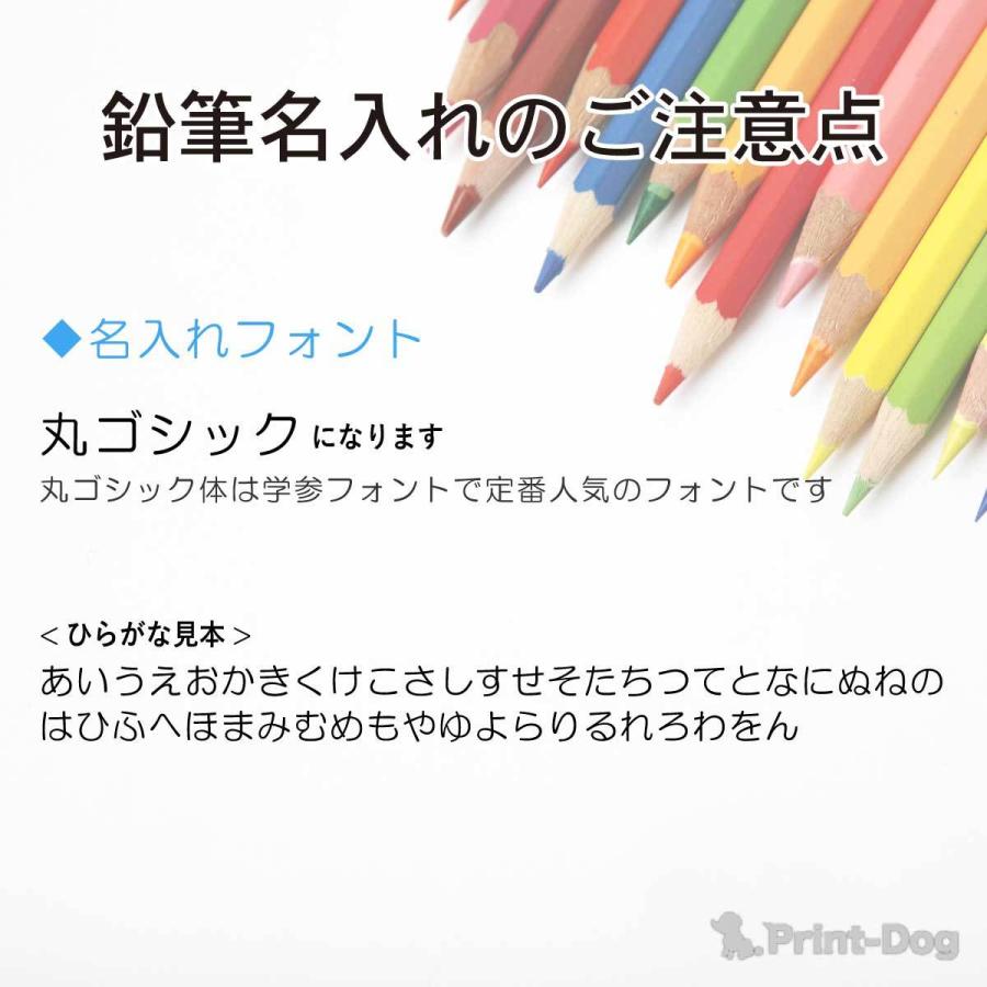 鉛筆 名入れ鉛筆 名入れ無料 [サクラクレパス ] 小学生文具 かきかたえんぴつ 六角 G6エンピツ 名入れ 入学祝 鉛筆 名前 ギフト プレゼント｜printdog｜07