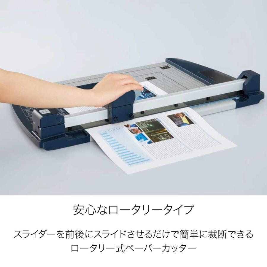 KOKUYO [コクヨ] A3 ペーパーカッター 60枚切り DN-TR601 チタン