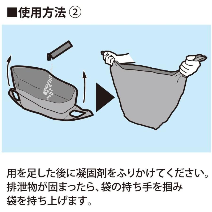 [コクヨ] 防災 袋式 トイレ 自立タイプ 簡易 ソナエル KOKUYO HANDY TOILET FOR EMERGENCY DRK-NT3｜printdog｜05