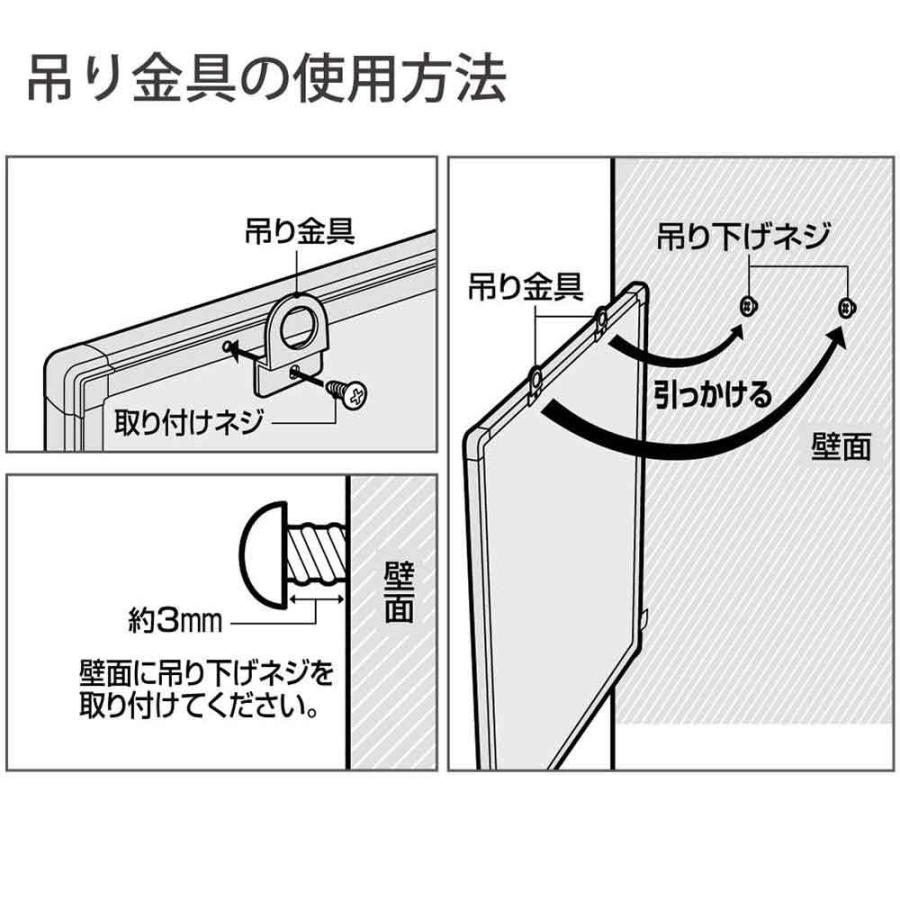 コクヨ] ホワイトボード 月行事 570×420mm 1.4kg 軽量タイプ 壁掛け