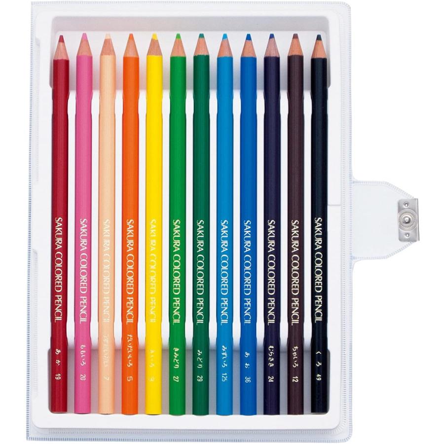 サクラクレパス 色鉛筆 名入れ鉛筆 名入れ無料[サクラクレパス] 12色