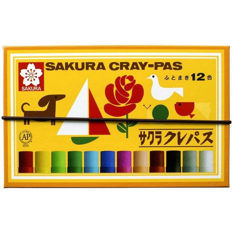 クレパス 名入れクレパス 名入れ無料 [サクラクレパス] 12色 ゴム