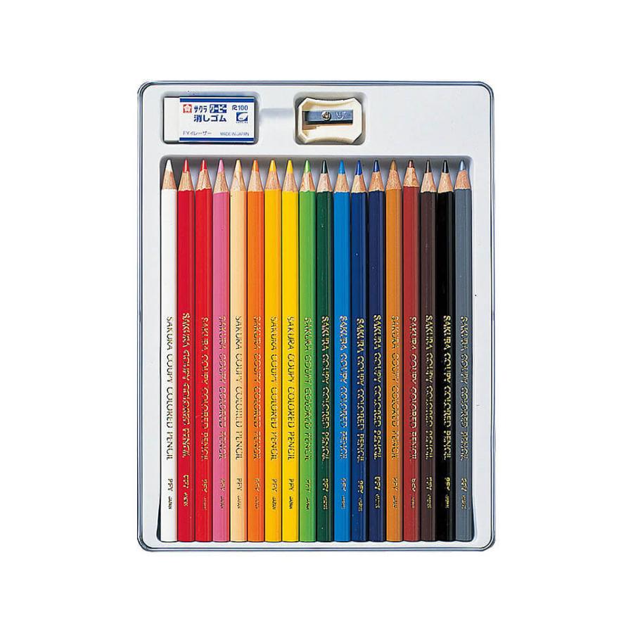 サクラクレパス 名入れ色鉛筆 名入れ無料 クーピー色鉛筆 消し易い