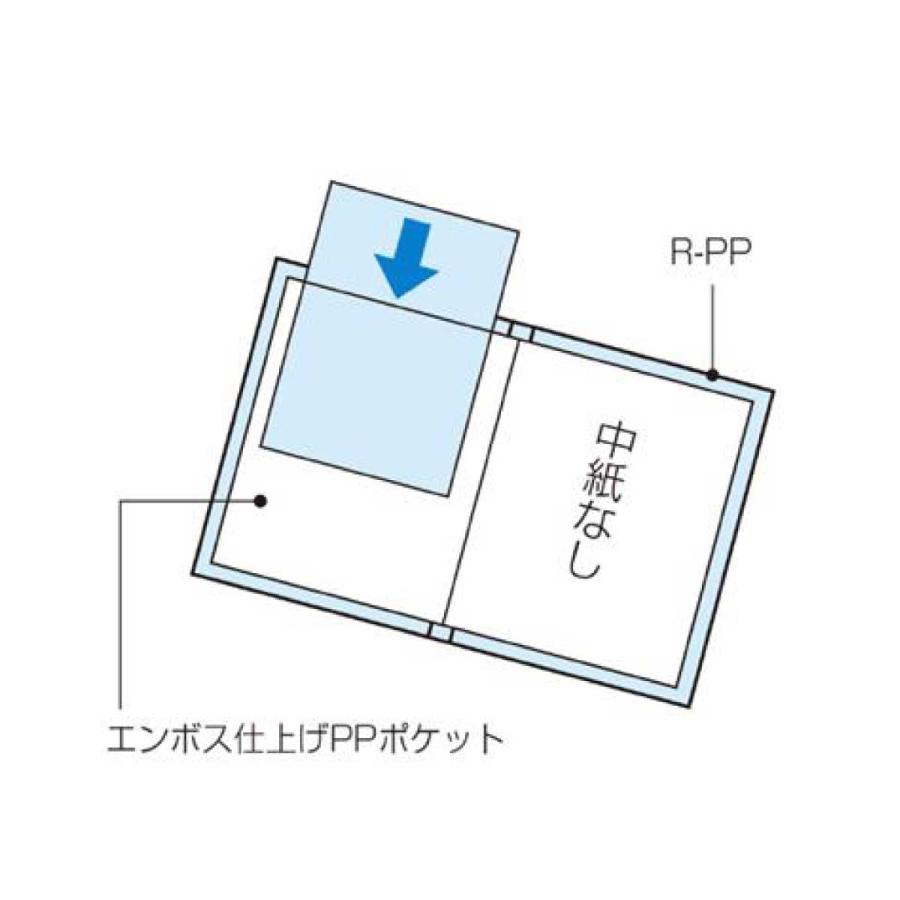 ノビータ [コクヨ] 5冊セット A5 20ポケット クリヤーブック (クリヤー