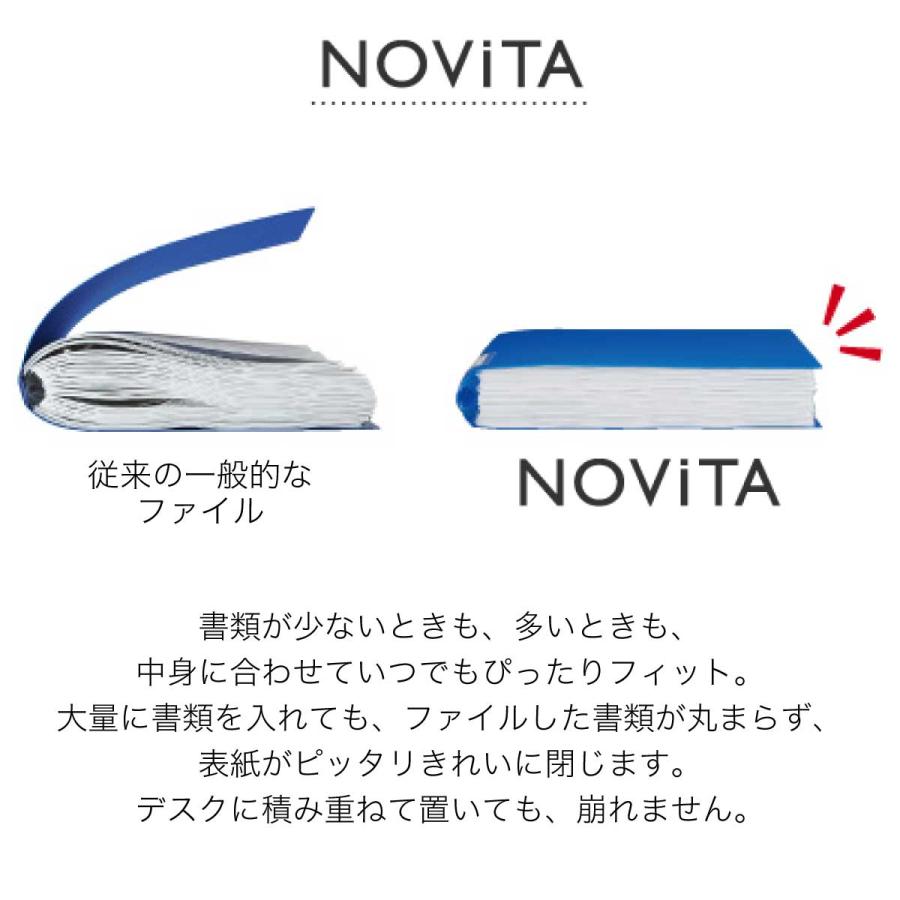 ノビータ [コクヨ] 5冊セット A5 20ポケット クリヤーブック (クリヤー
