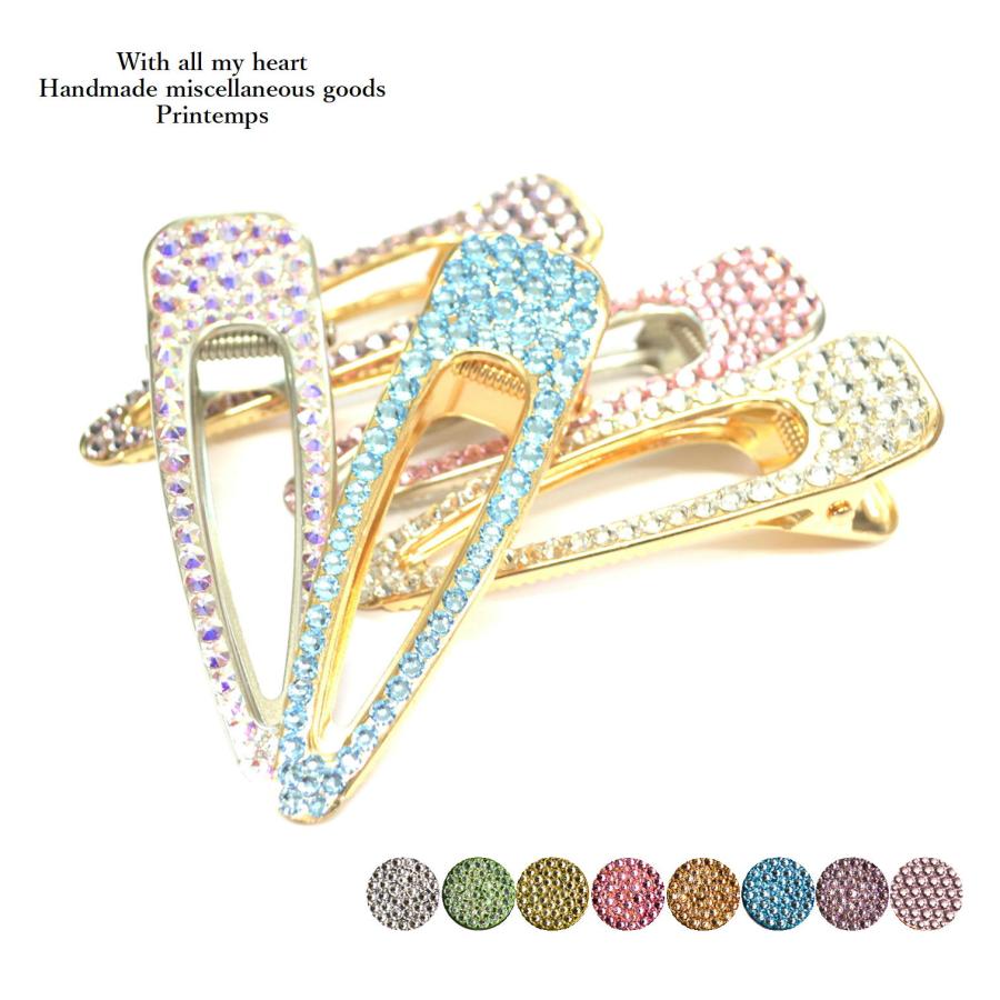 SWAROVSKI（スワロフスキー） ヘアクリップ 80×22mm PA SWAROVSKI