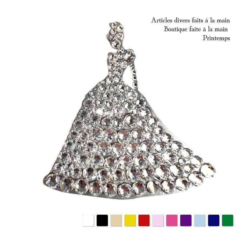デコシール スワロフスキープリンセス 50×49mm ポイント シール キラキラ オーダー ステッカー 姫 ドレス  ノートパソコン 窓 車 | SWAROVSKI