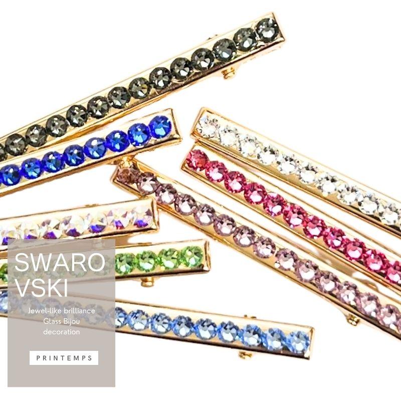 SWAROVSKI（スワロフスキー） ヘアクリップ 60×4mm PA SWAROVSKI ワン