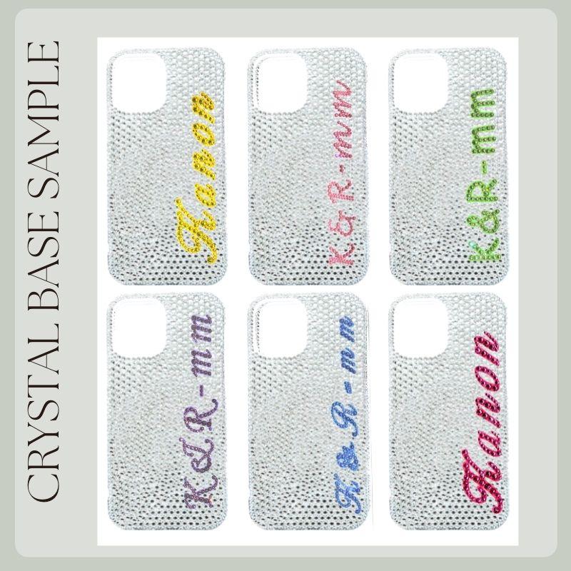 SWAROVSKI（スワロフスキー） イニシャル入れ iPhone ケース ハード