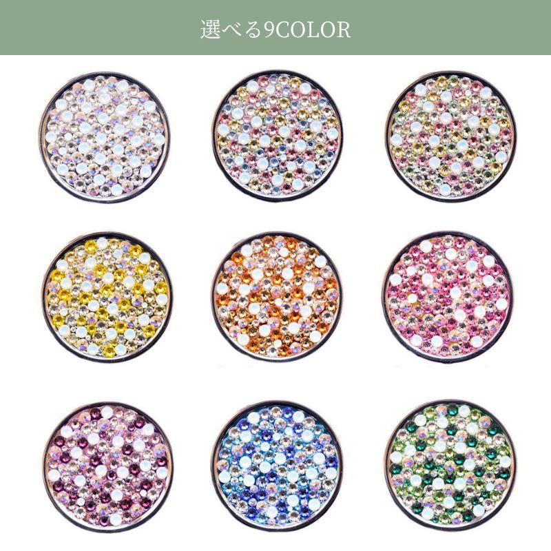 SWAROVSKI（スワロフスキー） ゴルフマーカー ミックスカラー クリップ