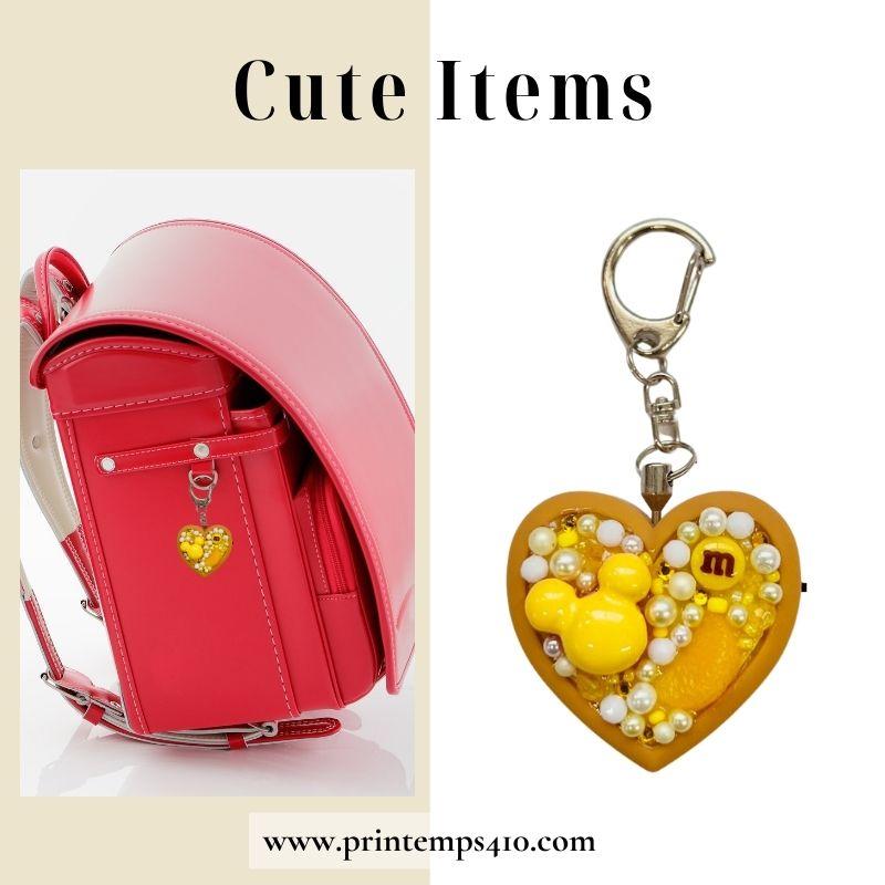 防犯ブザー ハートクッキー型 スイーツデコ ぷっくりミニ 防犯アラーム