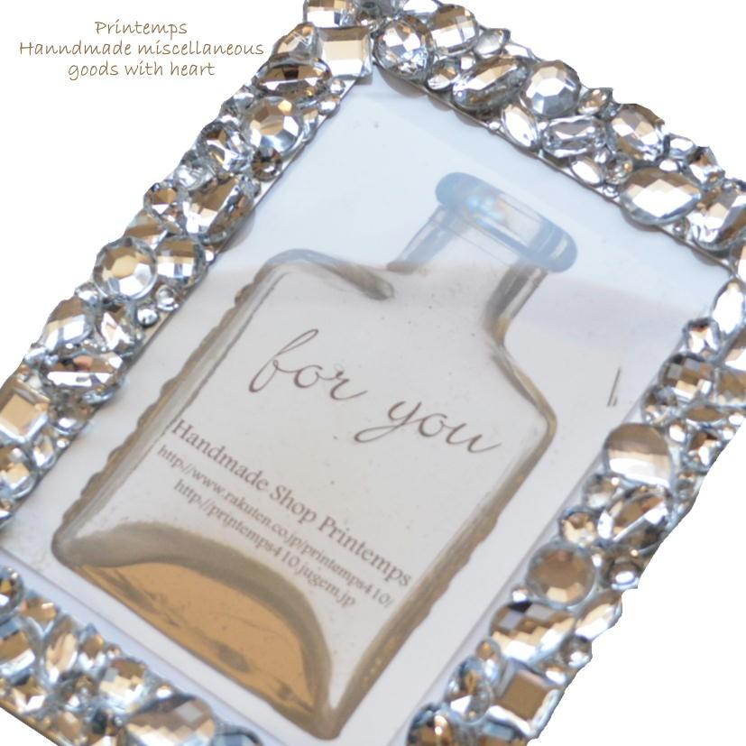 写真立て フォトフレーム ビジューストーン デコ ポストカード プレゼント キラキラ 写真 Handmadeshop Printemps 通販 Yahoo ショッピング
