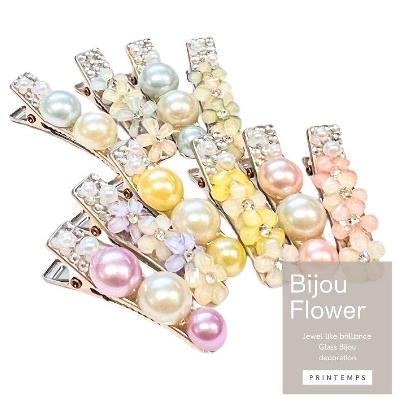 SWAROVSKI ビジューストーン ヘアクリップ Lサイズ スワロフスキー