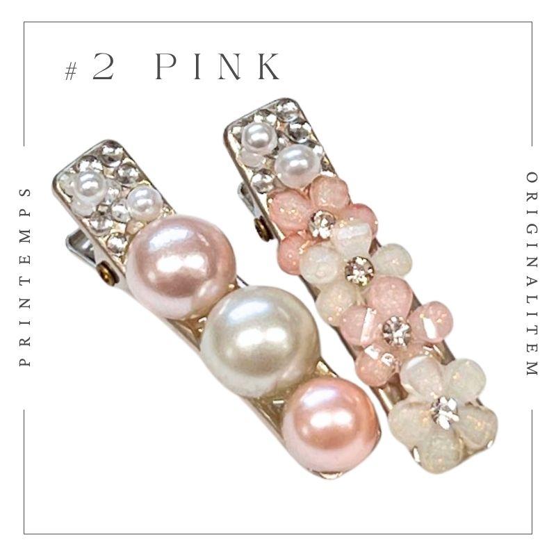 SWAROVSKI ビジューストーン ヘアクリップ Lサイズ スワロフスキー