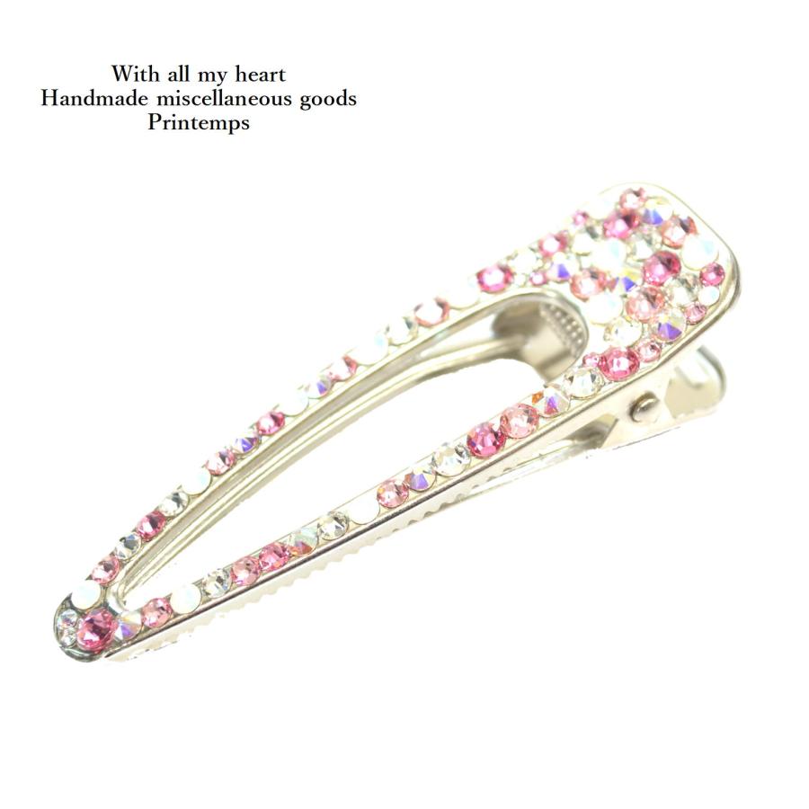 SWAROVSKI ヘアクリップ 80×22mm CA ミックスカラー SWAROVSKI ヘアクリップ 80×22mm CA ミックスカラー