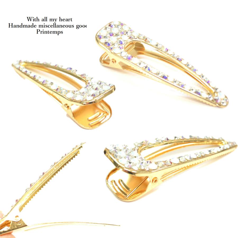 SWAROVSKI（スワロフスキー） ヘアクリップ 80×22mm CA ミックスカラー