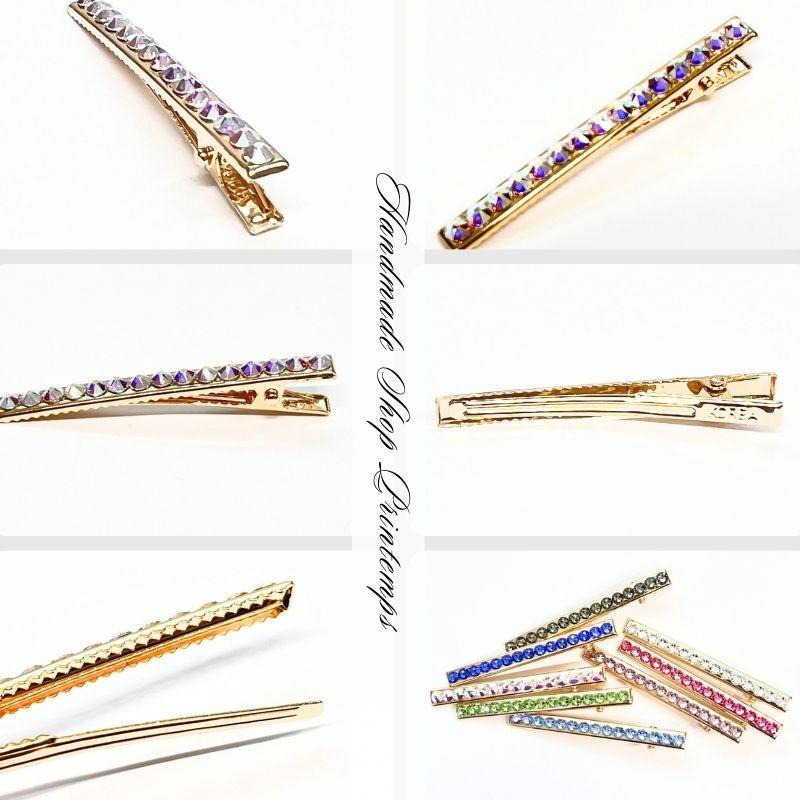 SWAROVSKI ヘアクリップ 60×4mm PA ワンカラー スワロフスキー SWAROVSKI ヘアクリップ 60×4mm PA ワンカラー スワロフスキー