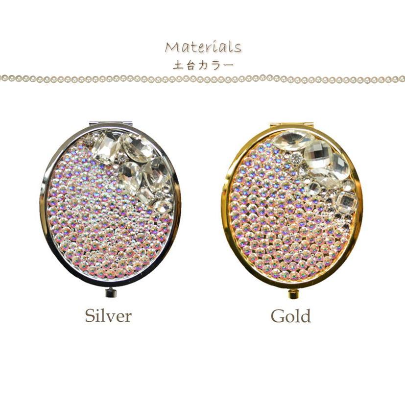 SWAROVSKI（スワロフスキー） ミラー ビジュー ワンプッシュ式