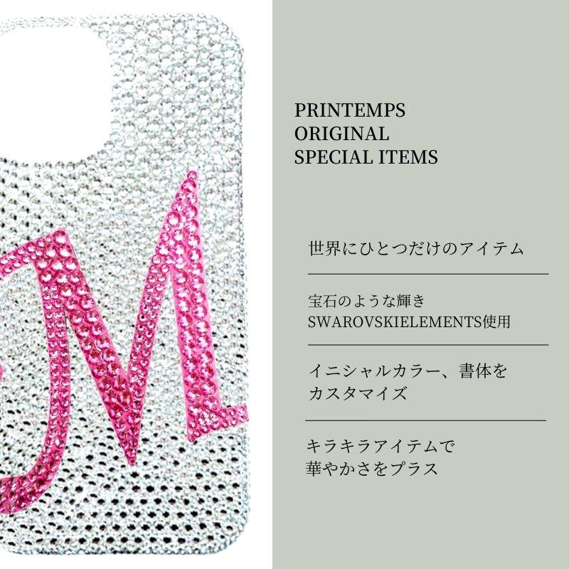 SWAROVSKI（スワロフスキー） 大きいアルファベット iPhoneケース