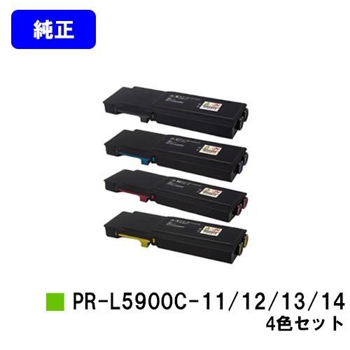 純正　NEC PR-L5900C マゼンタ・イエロー インクカートリッジ □NEC 純正 PR-L5900C-16 17 18 イエロー マゼンダ シアン 4箱