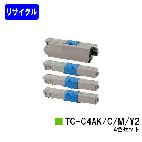 OKI トナーカートリッジ TC-C4AK2/C2/M2/Y2 お買い得4色セット