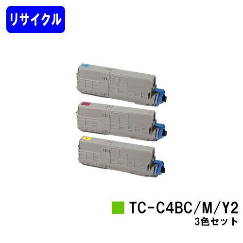 未使用OKI トナーカートリッジ 3色TCー　C4BC2 C4BM2 C4BY2 沖データ TC-C4BC2/TC-C4BM2/TC-C4BY2 シアン/マゼンタ/イエロー