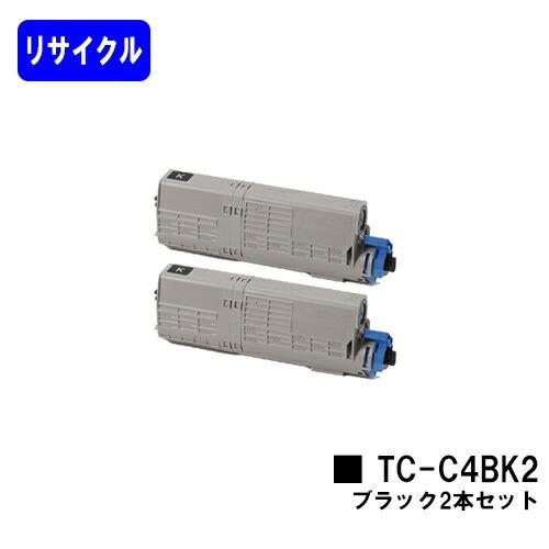 沖データ TC-C4BK2 ブラック お買い得2本セット トナーカートリッジ 