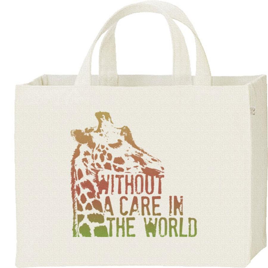 キリン（呑気だね）きりん/キャンバスバッグ・スクエア　カレッジバッグ | 