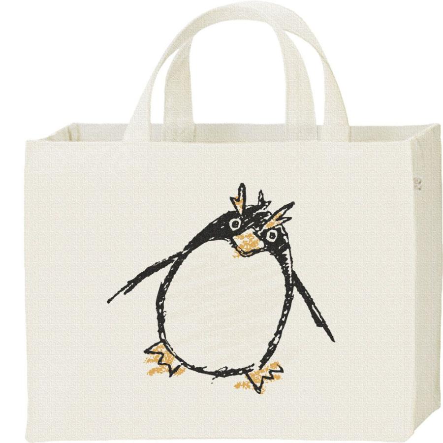 クレヨンタッチ・ペンギン/キャンバスバッグ・スクエア　カレッジバッグ | 