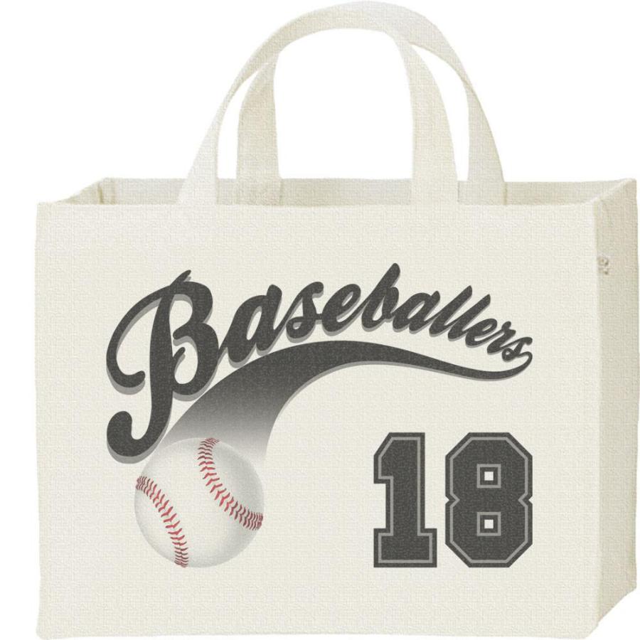 野球（ボール）/キャンバスバッグ・スクエア　カレッジバッグ | 