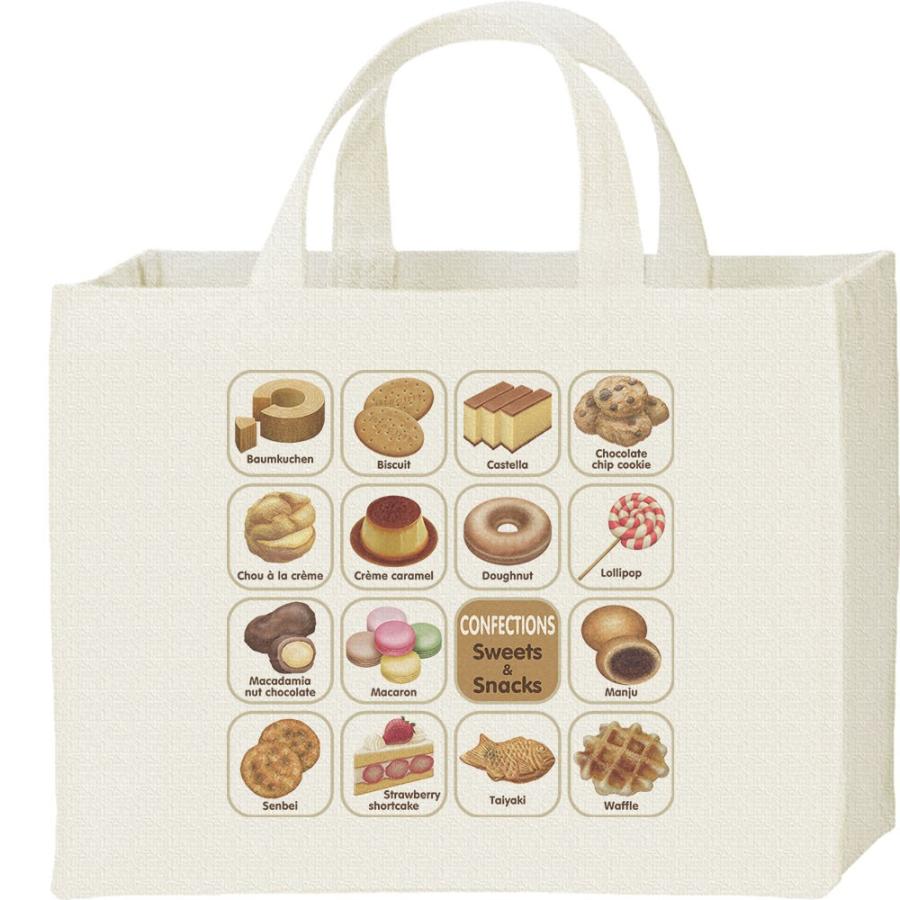 お菓子大好き！/キャンバスバッグ・スクエア　カレッジバッグ | 