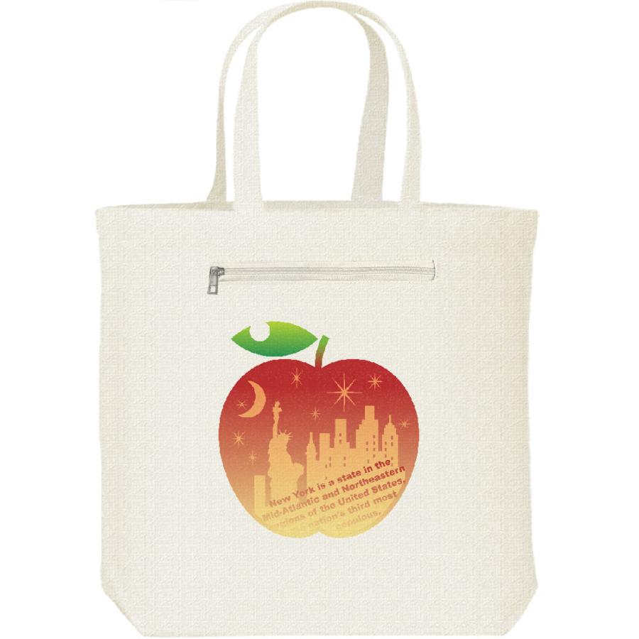 ビッグアップル（林檎とニューヨーク）りんご/キャンバス トート