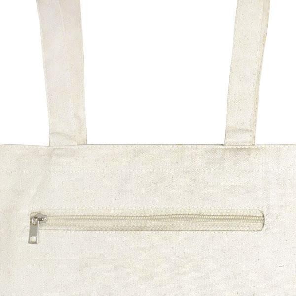 サングラス犬（一緒に散歩に行こう）＜JamJam＞/キャンバス トート バッグ・ファスナー ポケット付 |  | 02