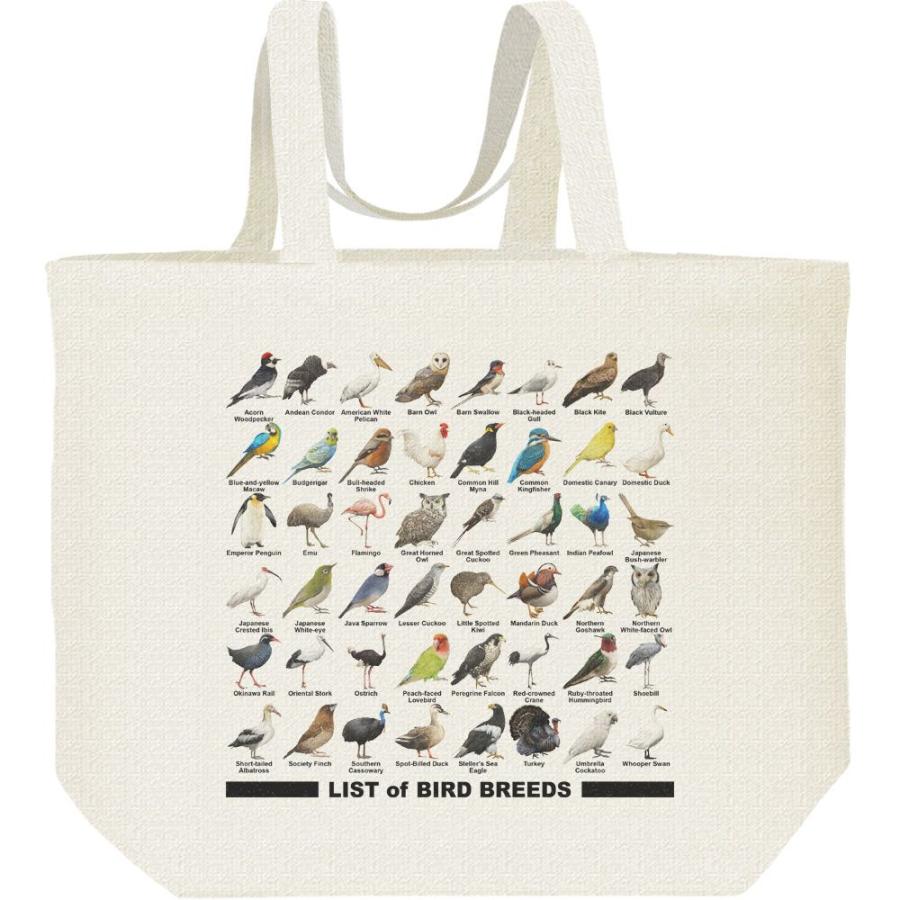 鳥のリスト/キャンバスバッグ・L　エコバッグ | 