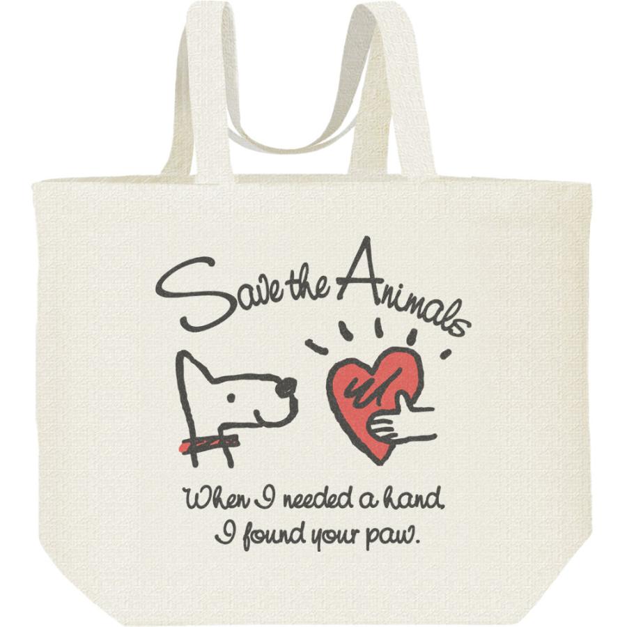 Save the Animals（動物達を救う）＜JamJam＞/キャンバスバッグ・L　エコバッグ | 