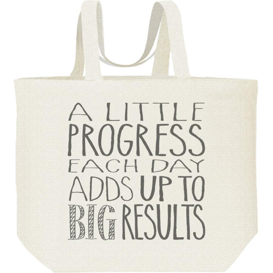 ロゴ（積み重ねが大きな結果になる）＜JamJam＞/キャンバスバッグ・L　エコバッグ | 