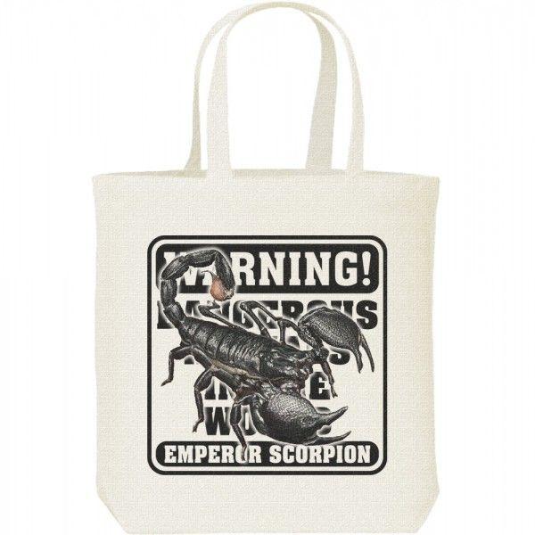 大王 蠍（ダイオウ サソリ）/危険生物シリーズ/キャンバスバッグ・M　トートバッグ | 