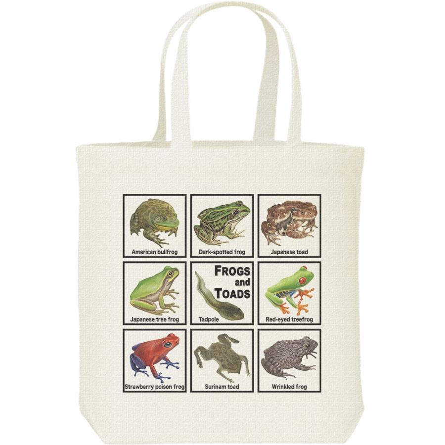 カエル大好き！/キャンバスバッグ・M　トートバッグ | 
